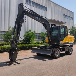 100型輪式抓木機  