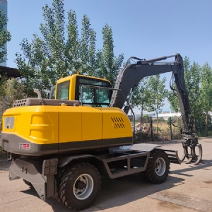 100型輪式抓木機  