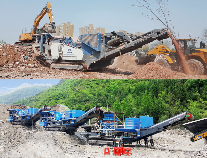 移動式建筑垃圾破碎機(jī)