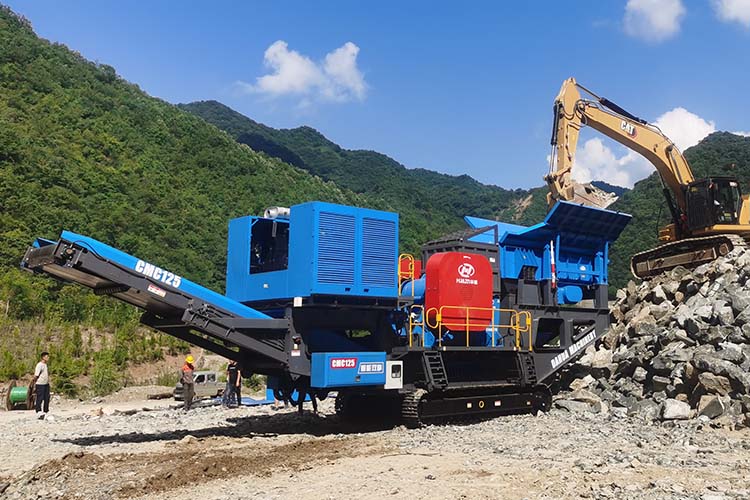履帶式移動破碎機